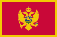 Černá Hora vlajka